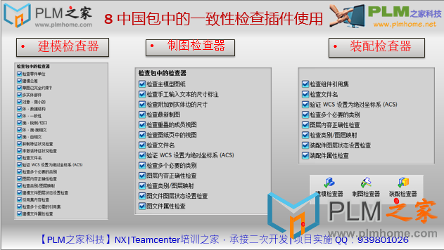 8 中国包中的一致性检查插件使用