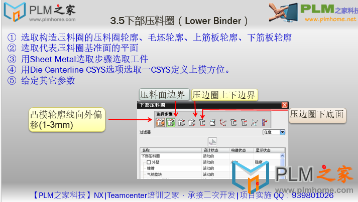 3.5下部压料圈（Lower Binder）